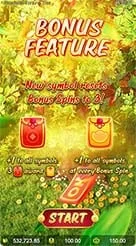 Prosperity Fortune Tree · Kombinasi simbol yang menyala dan penambahan pengganda pada bagian atas layar permainan.